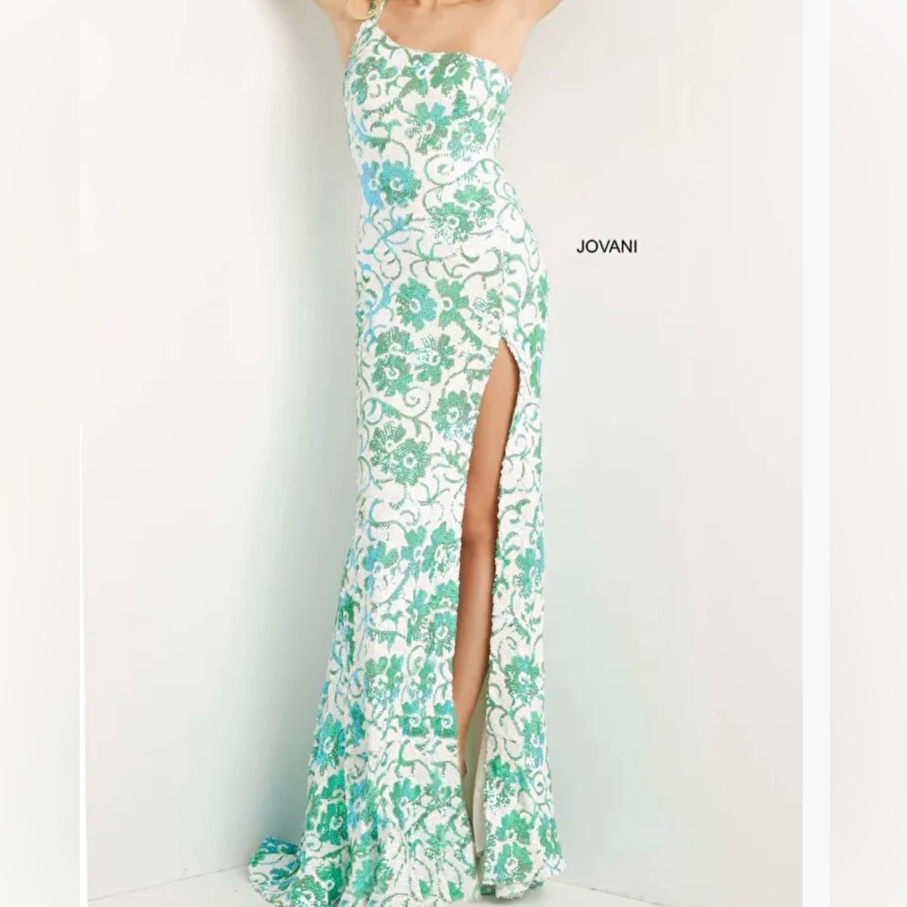 Jovani One Shoulder Prom Dress